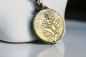 Preview: Halskette Medaillon Blüte Kette Vintage bronze Geschenk Frauen Mutter Schwester